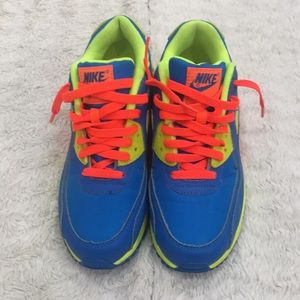 Nike multi neon colored sneakers